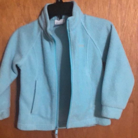 •COLUMBIA• little Kids Columbia full zip jacket  size 4/5 GUC - Picture 3 of 4